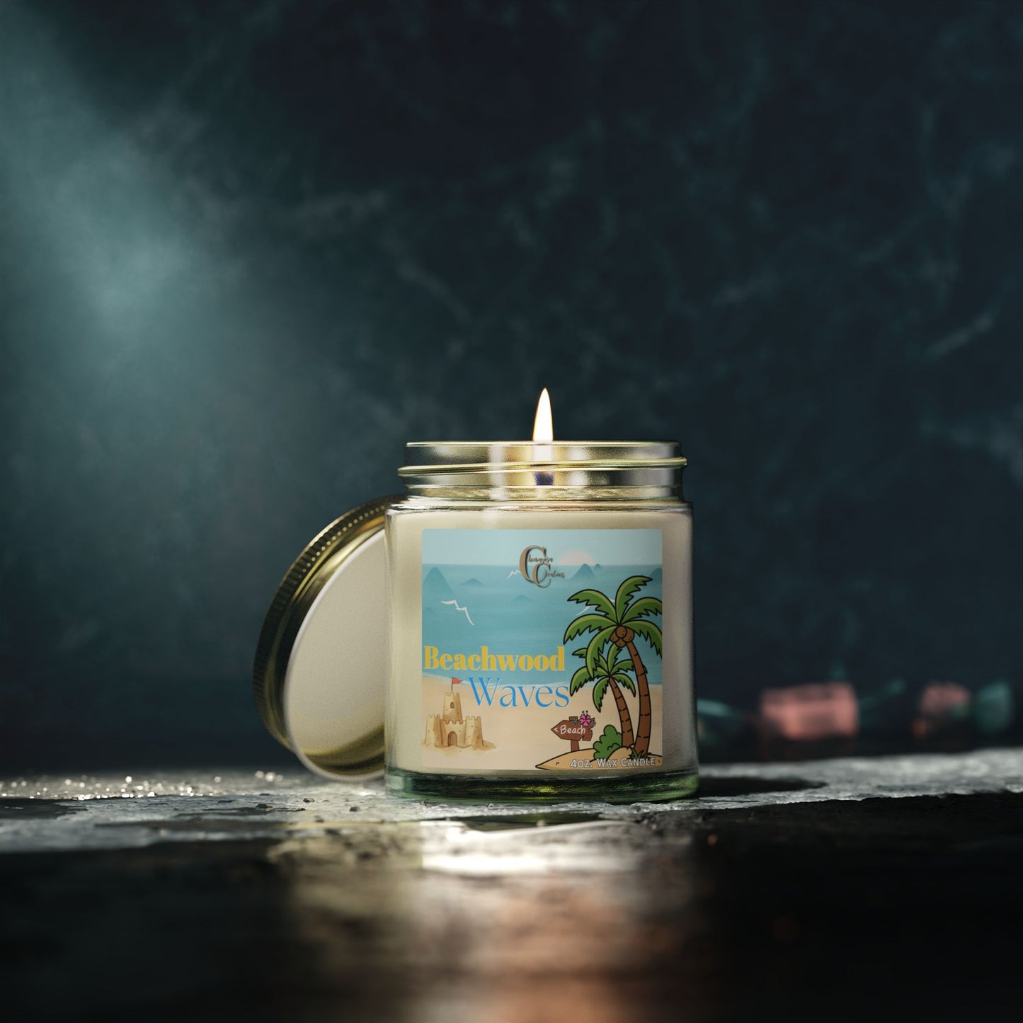 Beachwood Waves — Wax Candle (4oz)