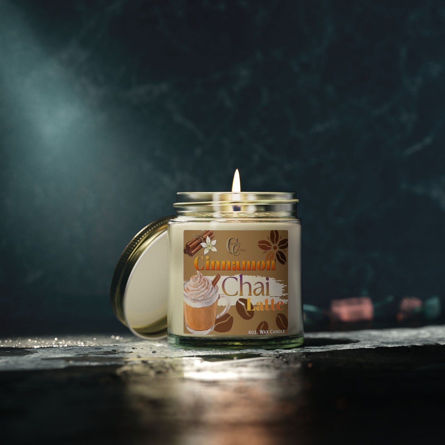 Cinnamon Chai Latte - Wax Candle (4oz.)