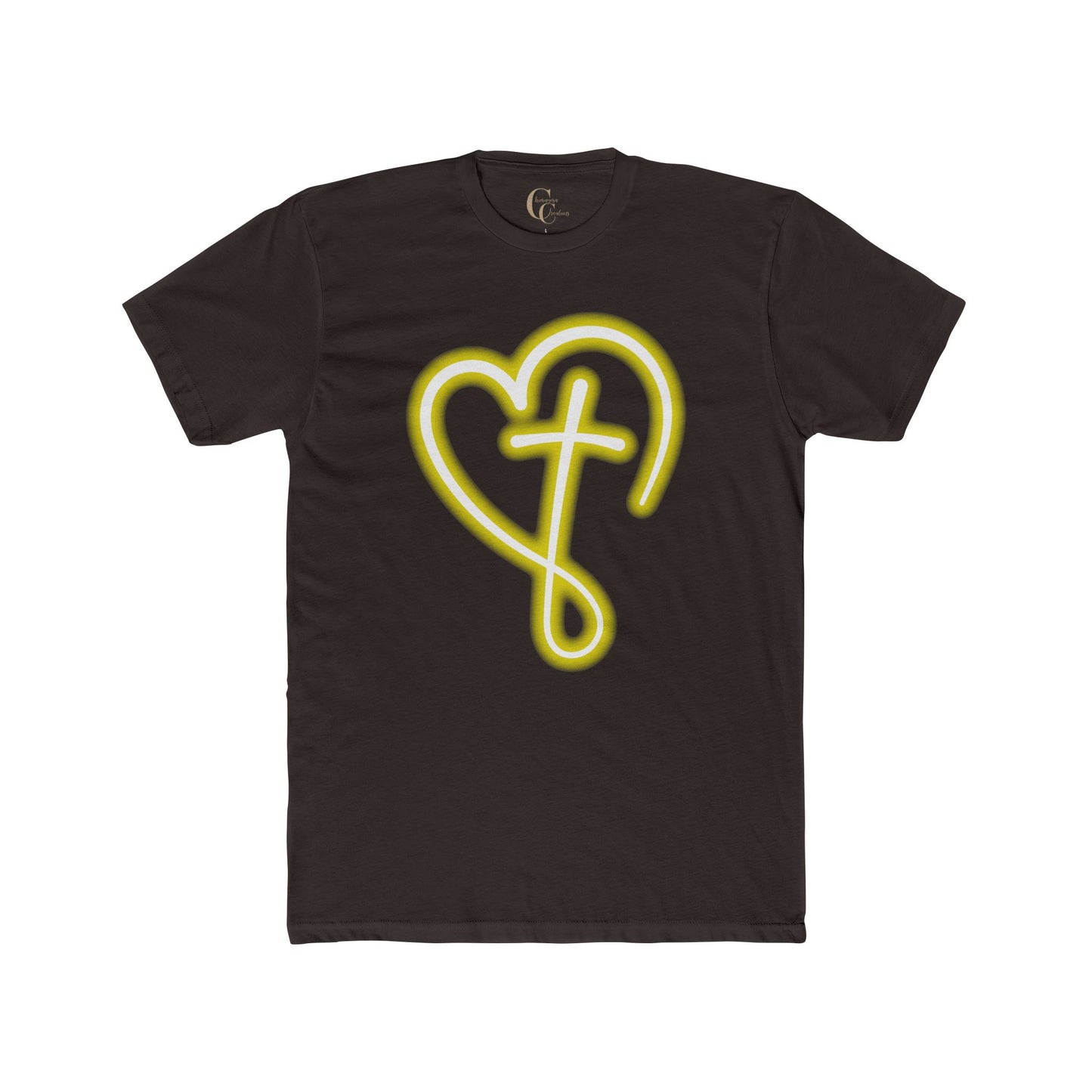 Heart Cross  W/ Faith in back - Graphic Tee