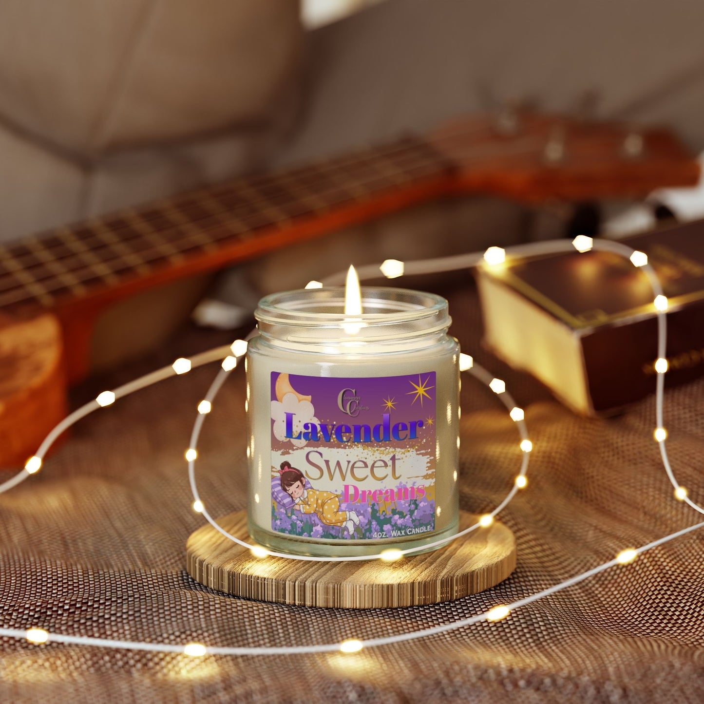 Lavender Sweet Dreams —  Wax Candle (4oz)