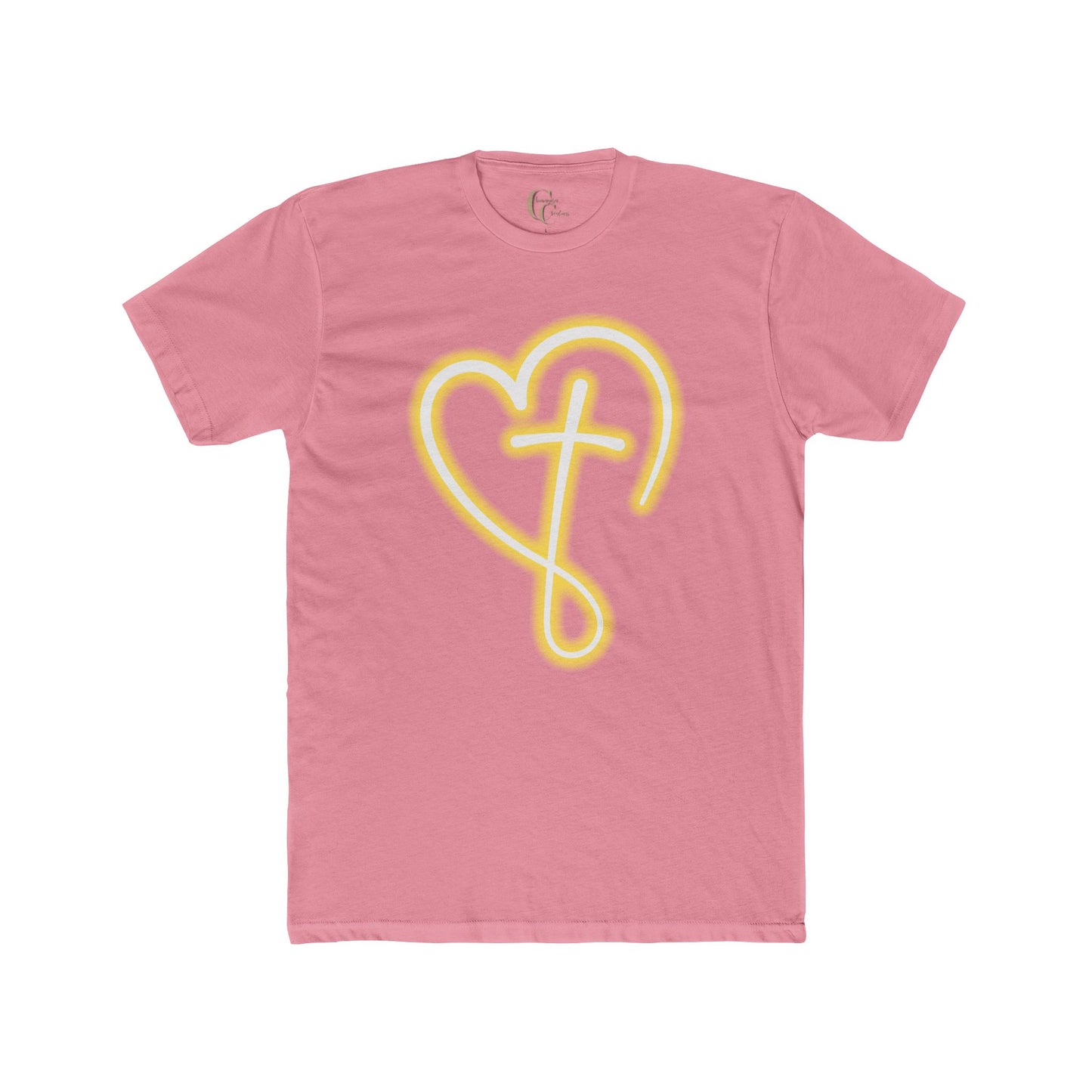 Heart Cross  W/ Faith in back - Graphic Tee