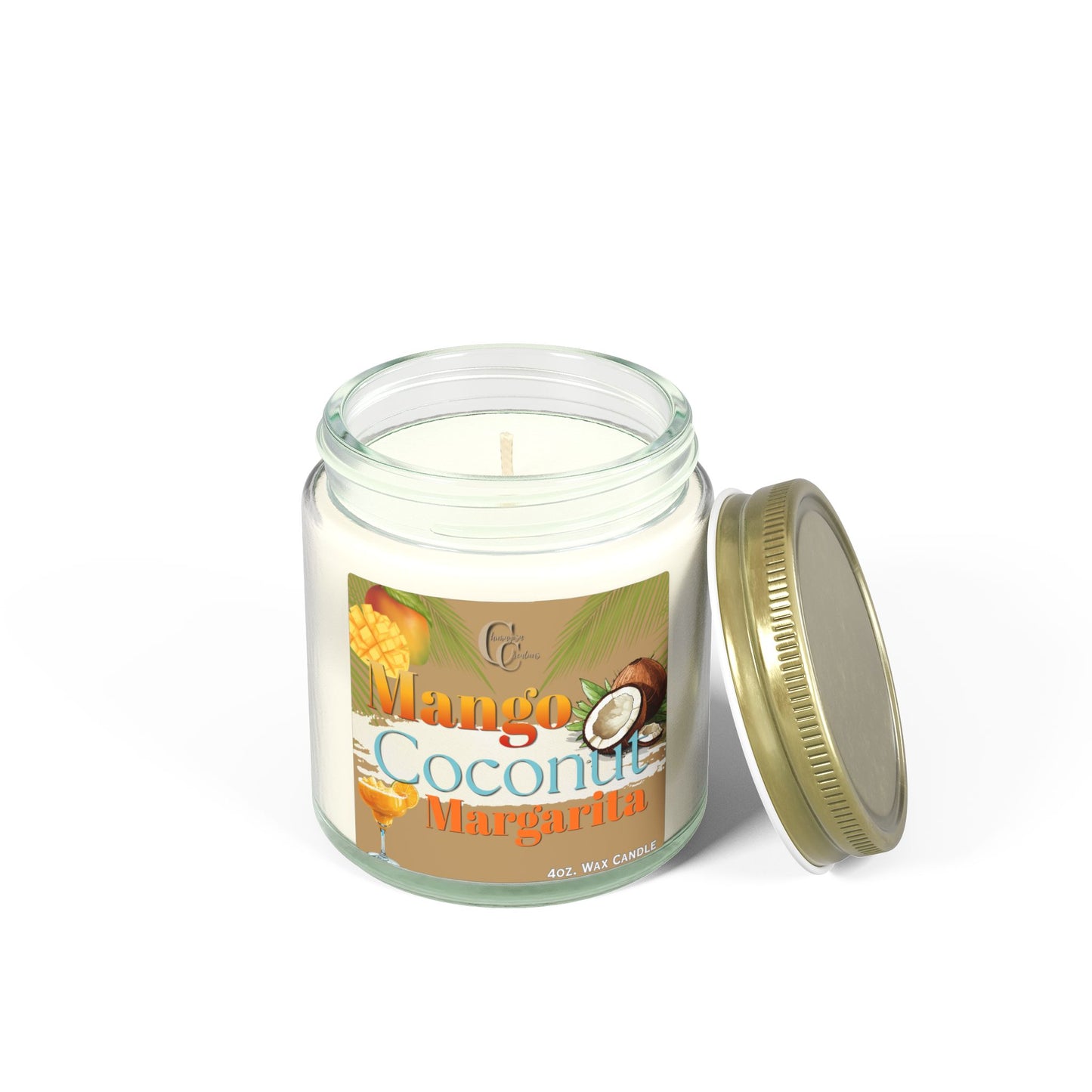 Mango Coconut Margarita -  Wax Candle (4oz)