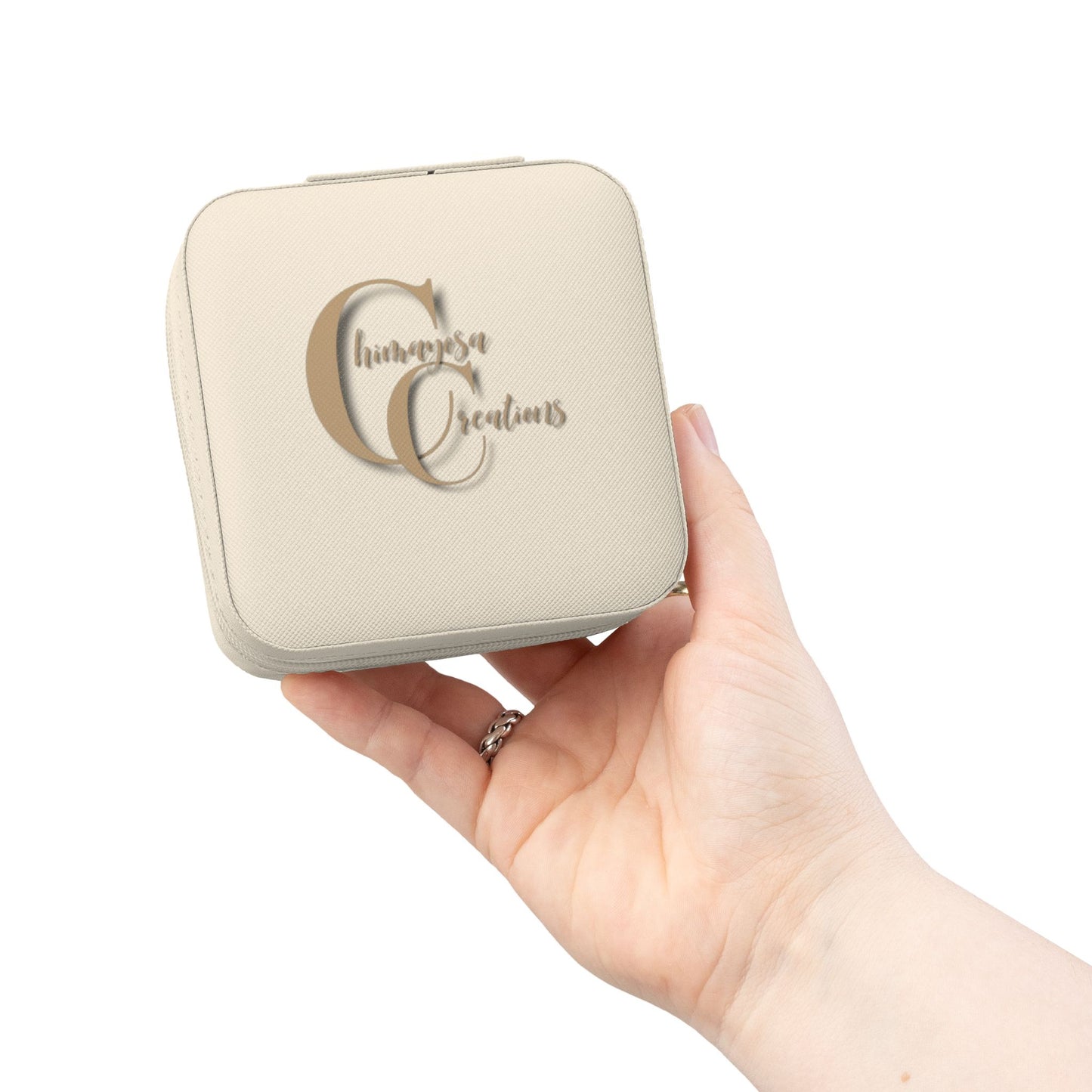 Portable Jewelry Travel Case — Compact Organizer for Rings, Earrings & Necklaces