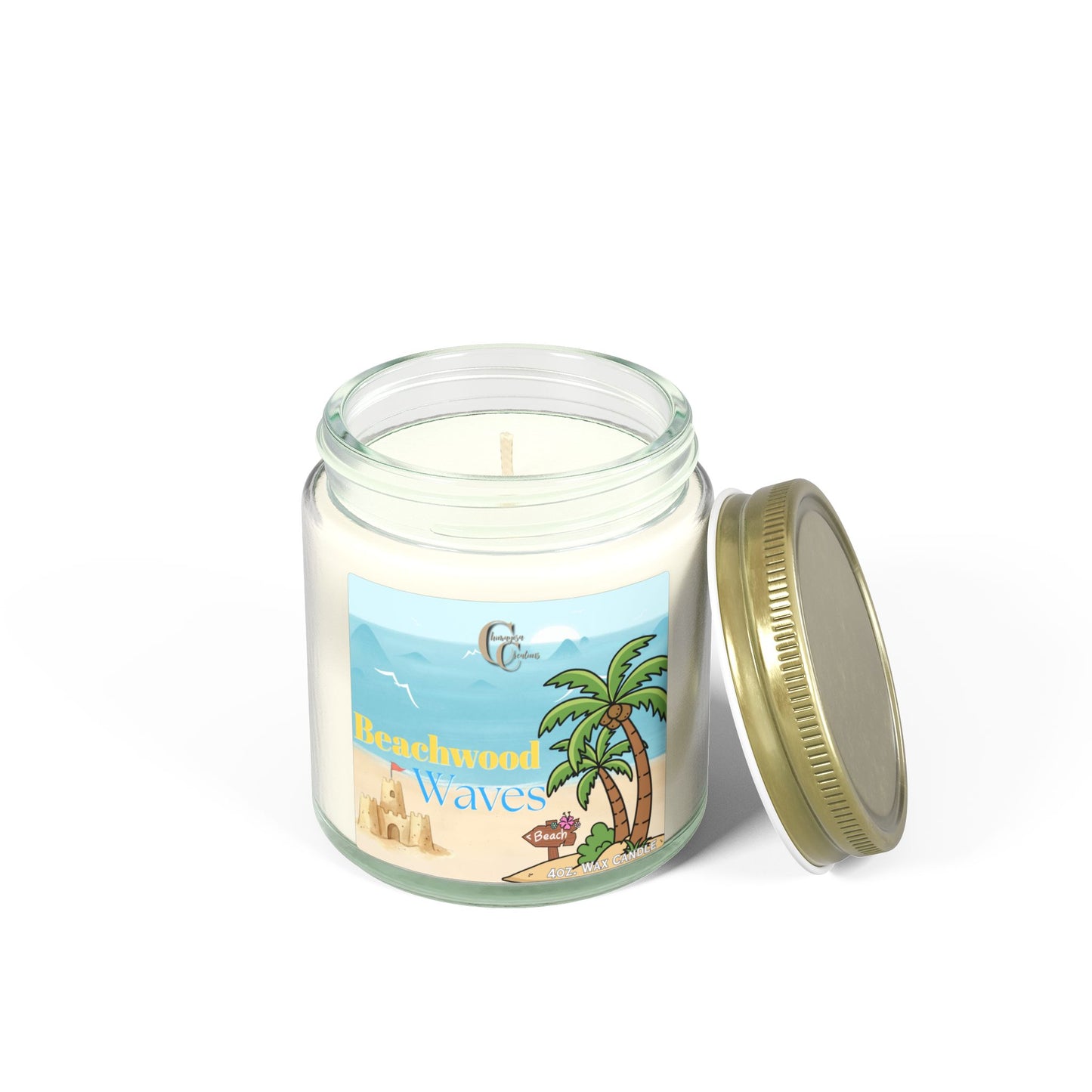 Beachwood Waves — Wax Candle (4oz)