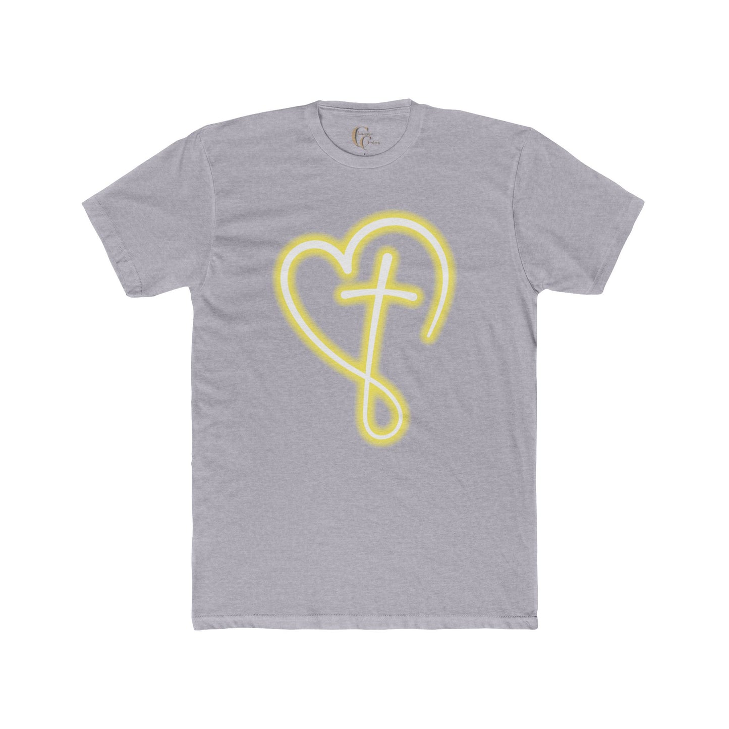 Heart Cross  W/ Faith in back - Graphic Tee