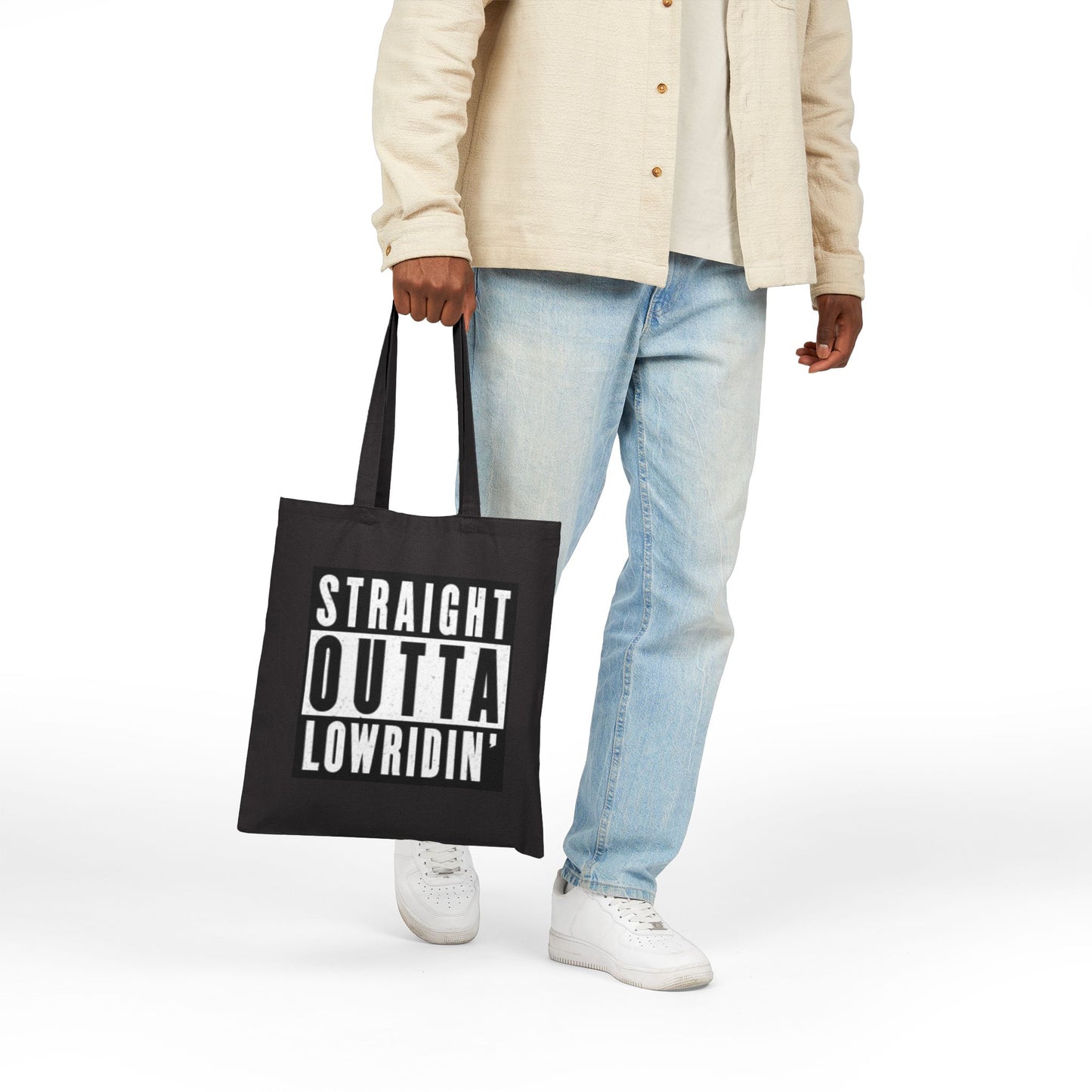 Straight Outta Lowridin' - Cotton Canvas Tote Bag