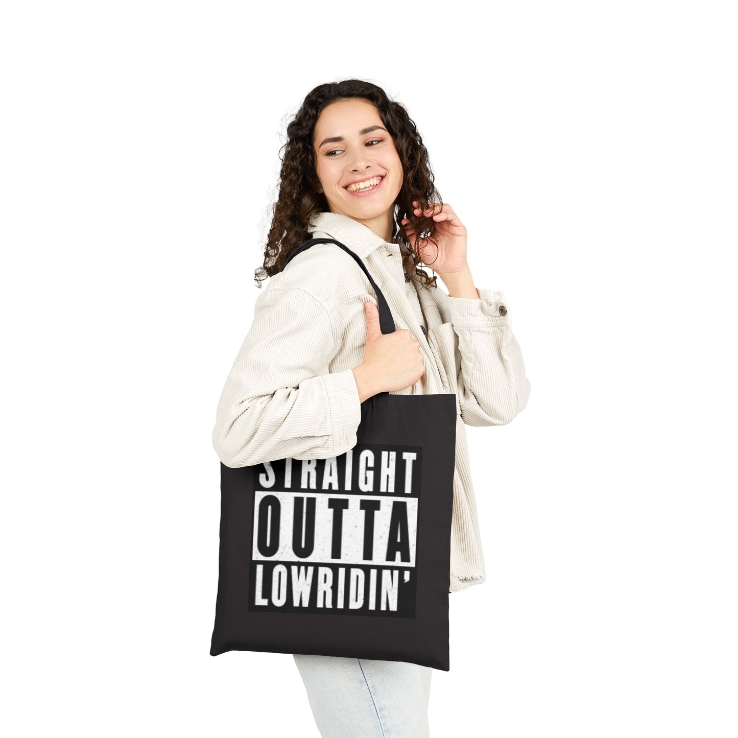 Straight Outta Lowridin' - Cotton Canvas Tote Bag