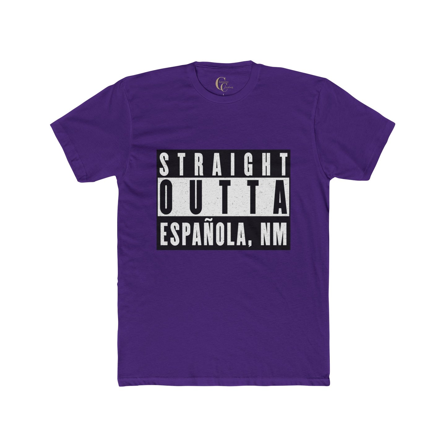 "Straight Outta Española, NM" with Aliens Cruising in Lowrider Graphic Tee