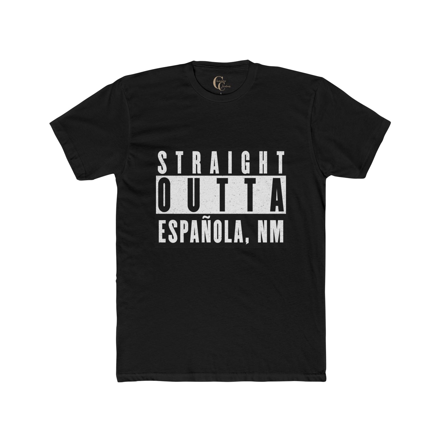 "Straight Outta Española, NM" with Aliens Cruising in Lowrider Graphic Tee
