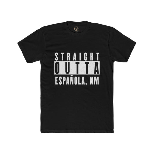 "Straight Outta Española, NM" with Aliens Cruising in Lowrider Graphic Tee