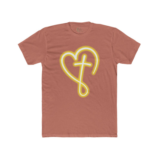 Heart Cross  W/ Faith in back - Graphic Tee