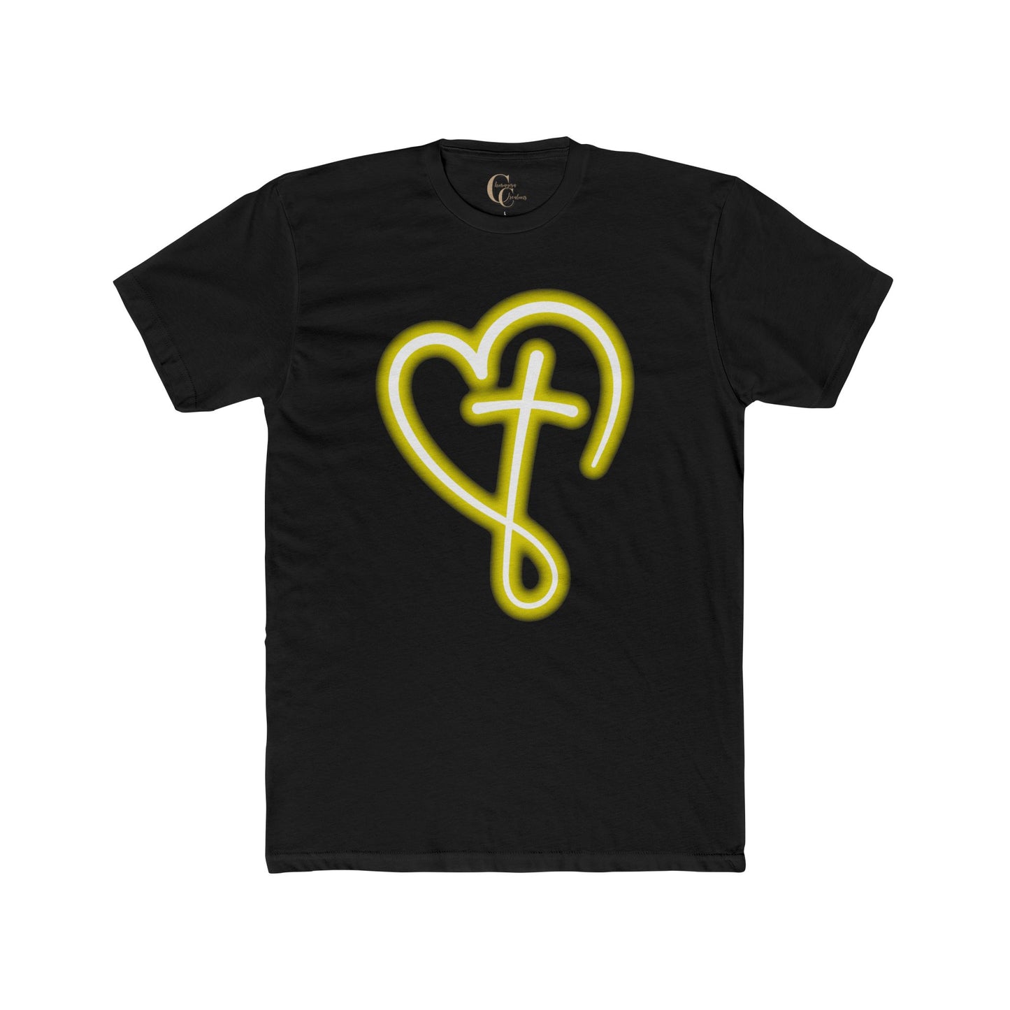 Heart Cross  W/ Faith in back - Graphic Tee