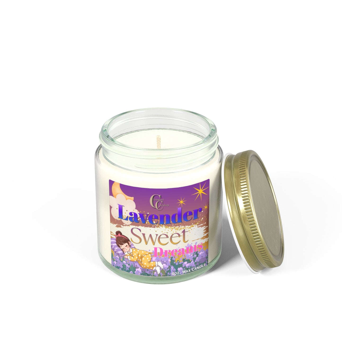 Lavender Sweet Dreams —  Wax Candle (4oz)