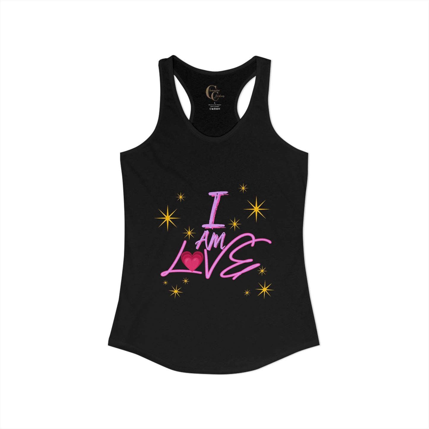 I am love Women's Racerback Tank