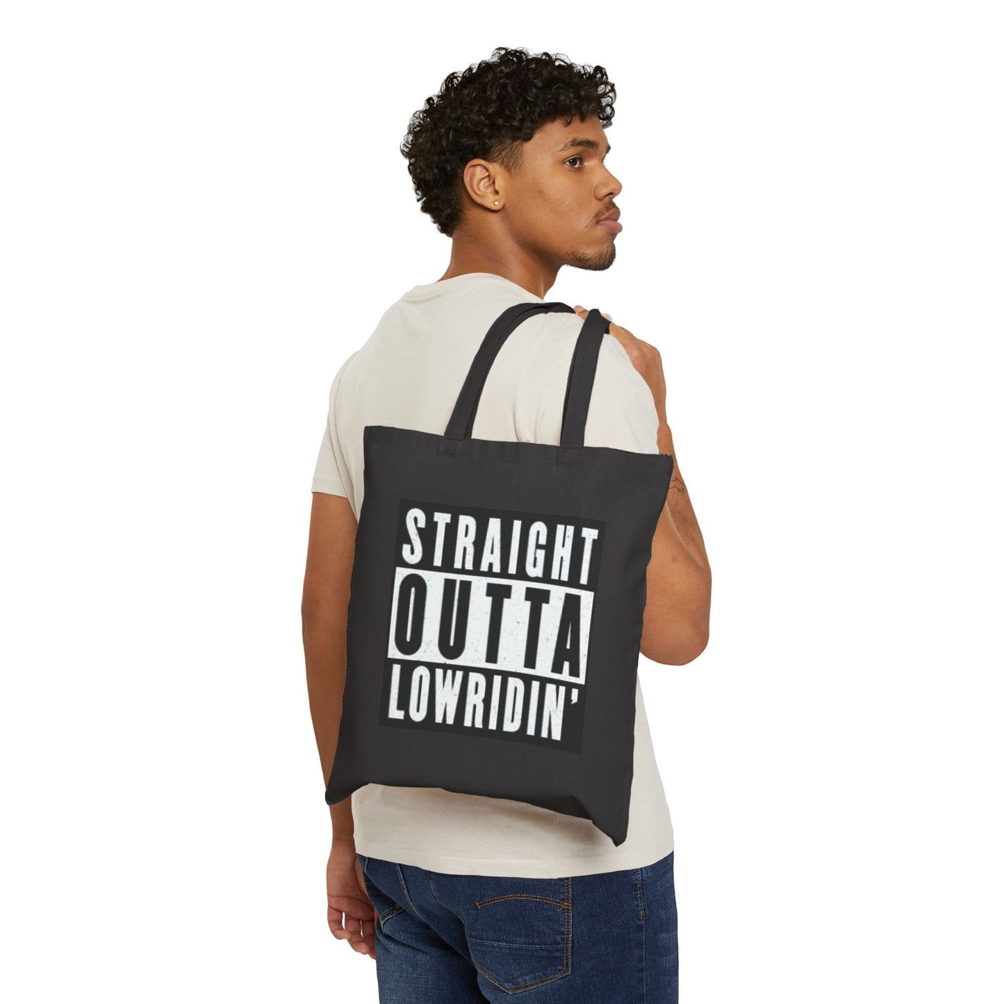 Straight Outta Lowridin' - Cotton Canvas Tote Bag