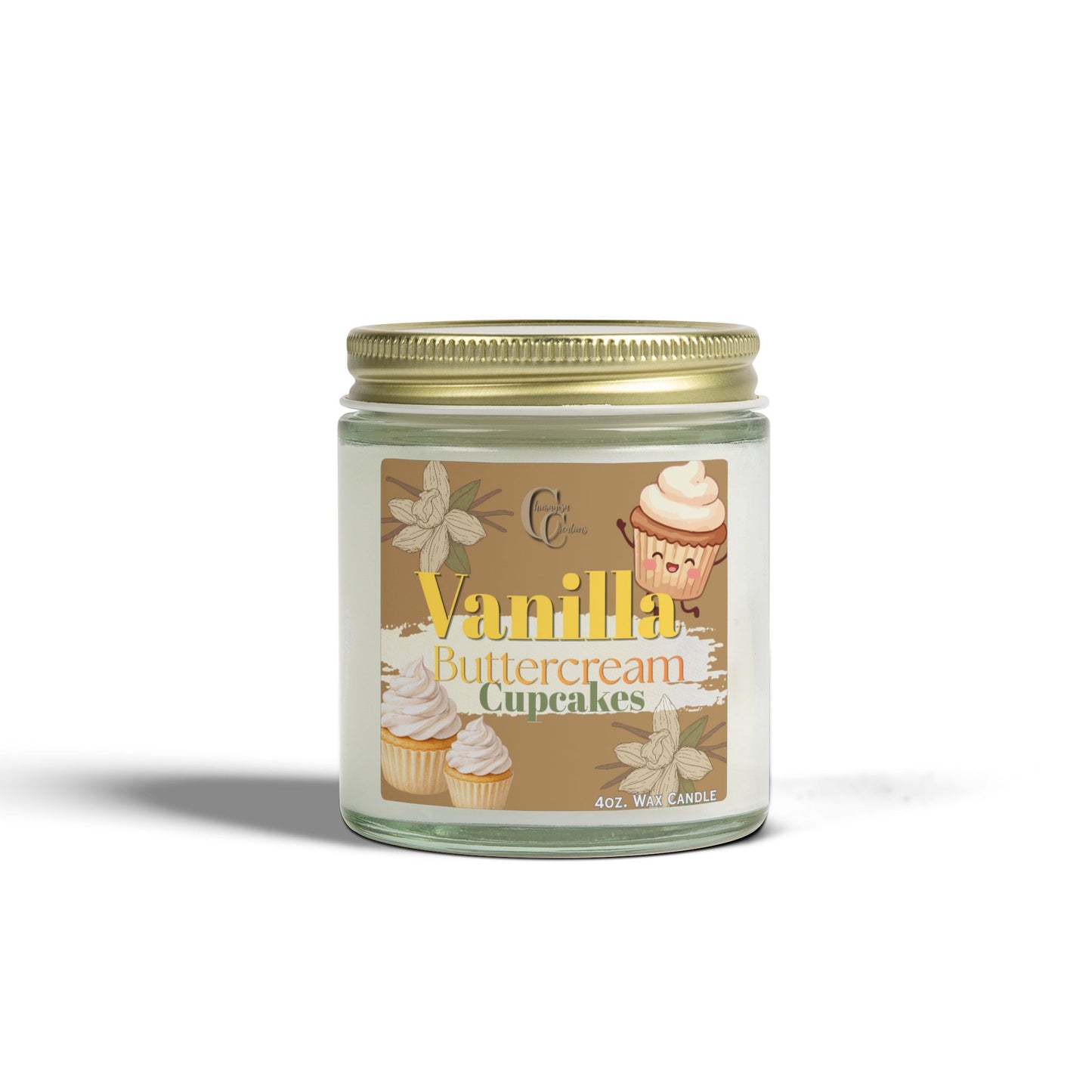 Vanilla Buttercream Cupcakes — Wax Candle (4oz)