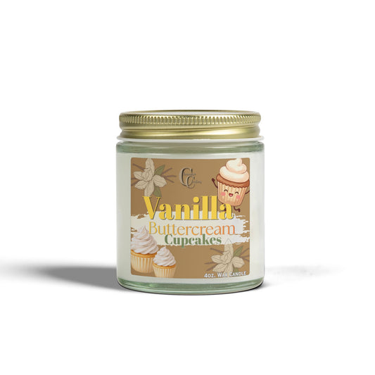 Vanilla Buttercream Cupcakes — Wax Candle (4oz)