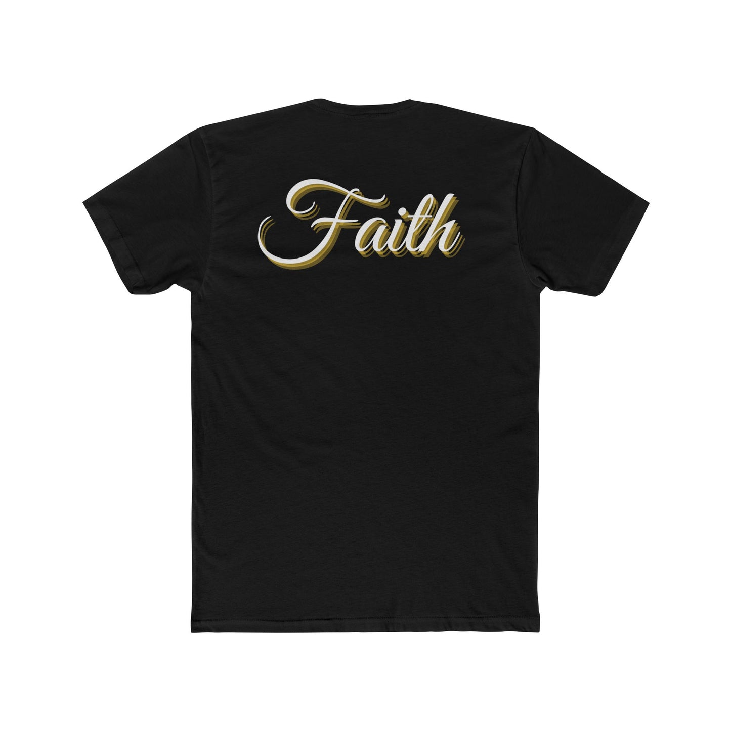 Heart Cross  W/ Faith in back - Graphic Tee