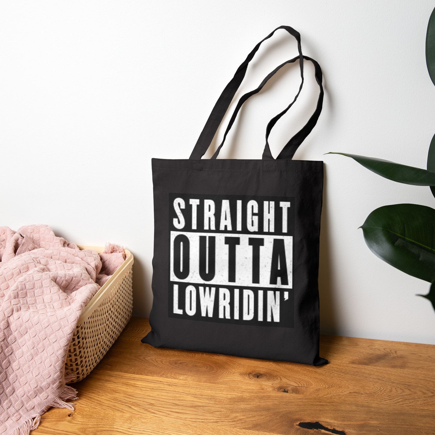 Straight Outta Lowridin' - Cotton Canvas Tote Bag