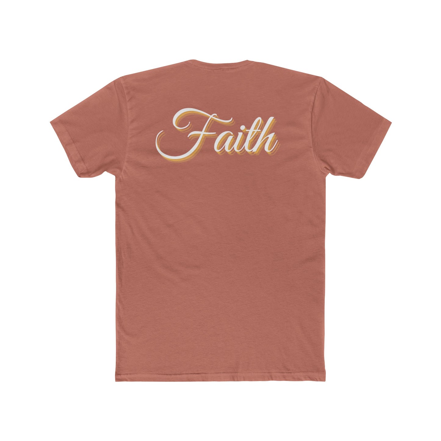 Heart Cross  W/ Faith in back - Graphic Tee