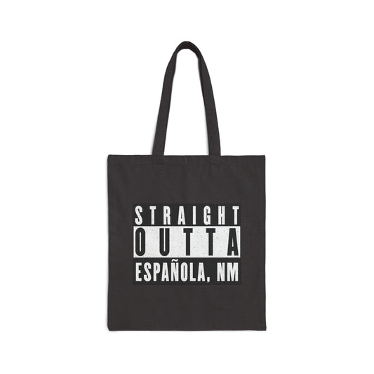 Straight Outta Española, NM - Cotton Canvas Tote Bag