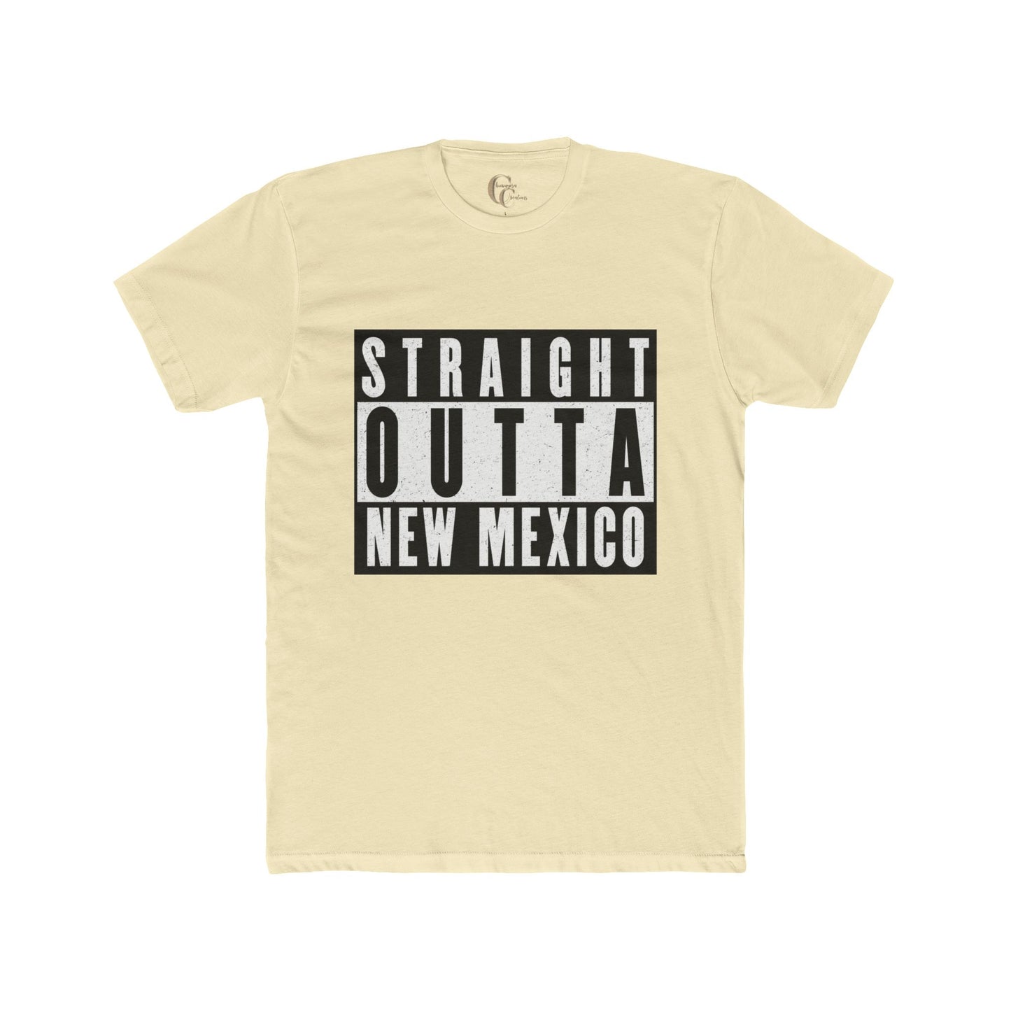 Straight Outta New Mexico with New Mexico Art With Lowrider and Aliens Graphic Tee