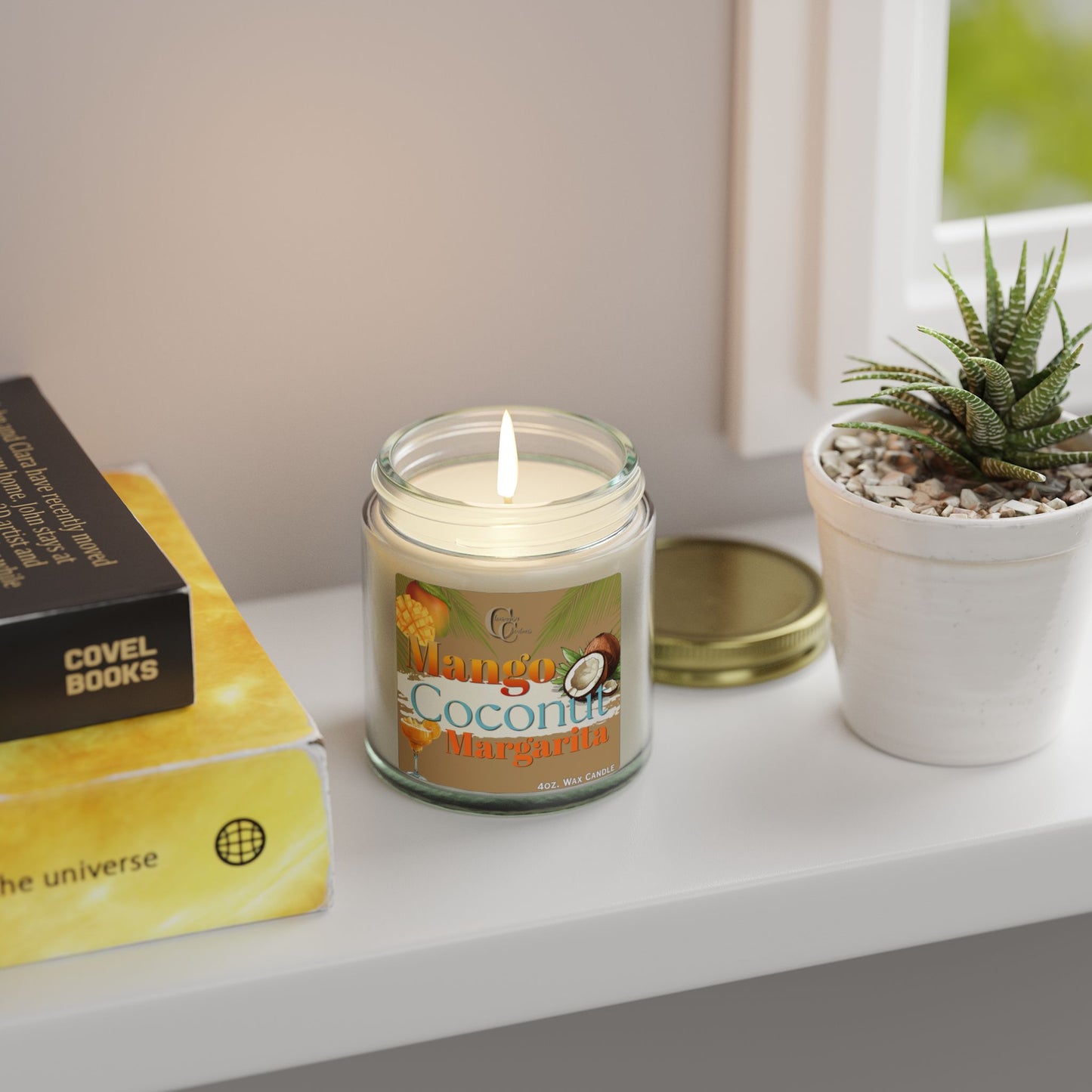Mango Coconut Margarita -  Wax Candle (4oz)